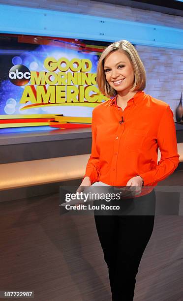 Walt Disney Television via Getty Images News' Linzie Janis on "Good Morning America," 11/11/13, airing on the Walt Disney Television via Getty Images...