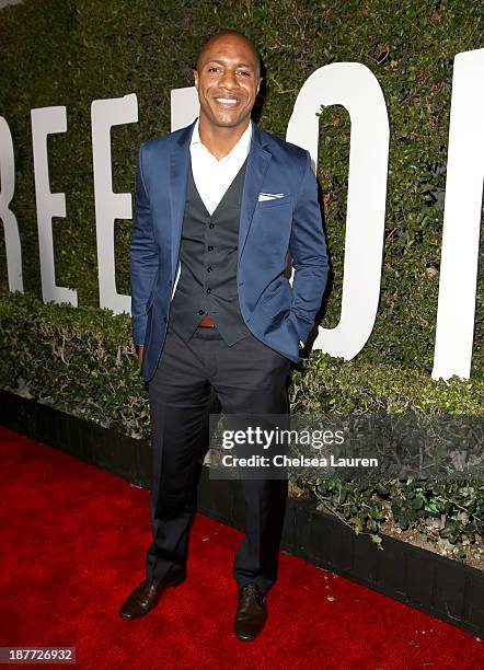 Actor Jay Williams attends "The Weinstein Company Presents The LA Premiere Of 'Mandela: Long Walk To Freedom' Supported By Burberry" at ArcLight...