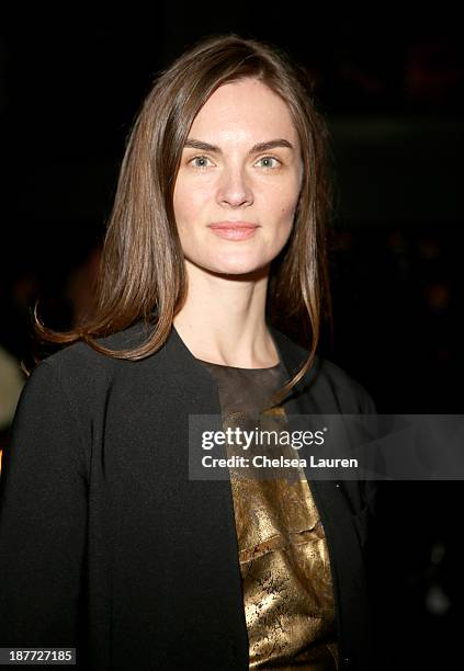 Model Anouck Lepere attends the after party for "The Weinstein Company Presents The LA Premiere Of 'Mandela: Long Walk To Freedom' Supported By...