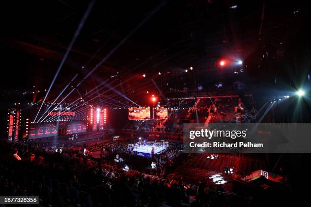 General view inside the arena prior to the Day of Reckoning: Fight Night at Kingdom Arena on December 23, 2023 in Riyadh, Saudi Arabia.