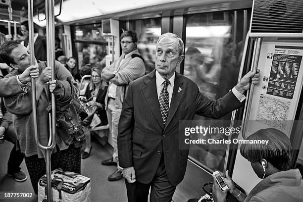 Businessman and Mayor of New York City, Michael Bloomberg is photographed for Time Magazine on September 23 and 24 in Paris, France, and London,...