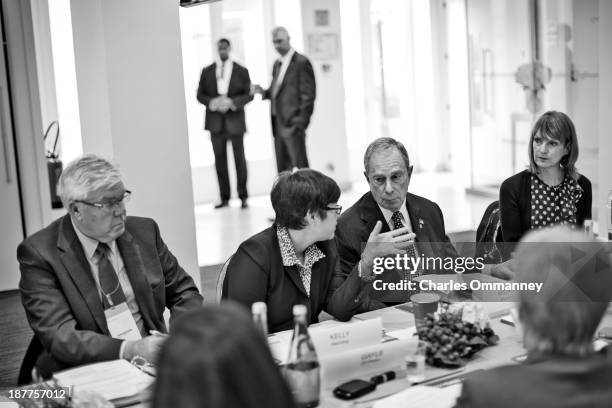 Businessman and Mayor of New York City, Michael Bloomberg is photographed for Time Magazine on September 23 and 24 in Paris, France, and London,...