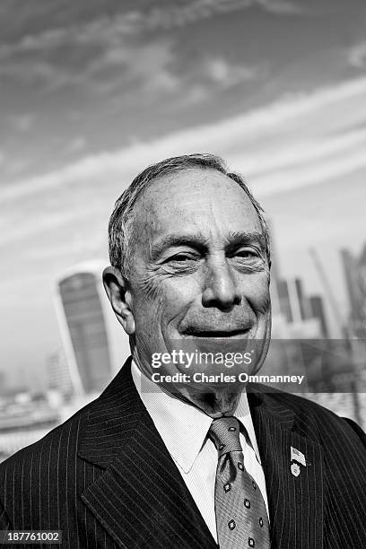 Mayor of New York and businessman Michael Bloomberg is photographed for Time Magazine on September 23 & 24 in Paris and London. Pictured: Mayor...