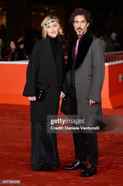 Paola Barale and Raz Degan attend 'Out Of The Furnace' Premiere during The 8th Rome Film Festival on November 12, 2013 in Rome, Italy.