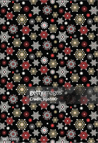 Scandinavian Snowflake Pattern Repeat Scandinavian Snowflake Pattern Repeat