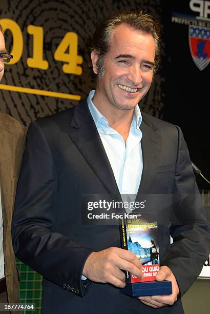 Jean Dujardin attends the Quai des Orfevres 2014 Literary Prize award announcement at the Police Judiciaire on November 12, 2013 in Paris, France.