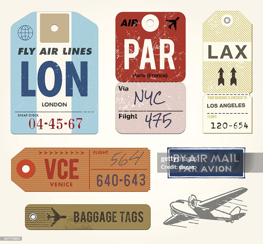 Baggage Tags and Stamps