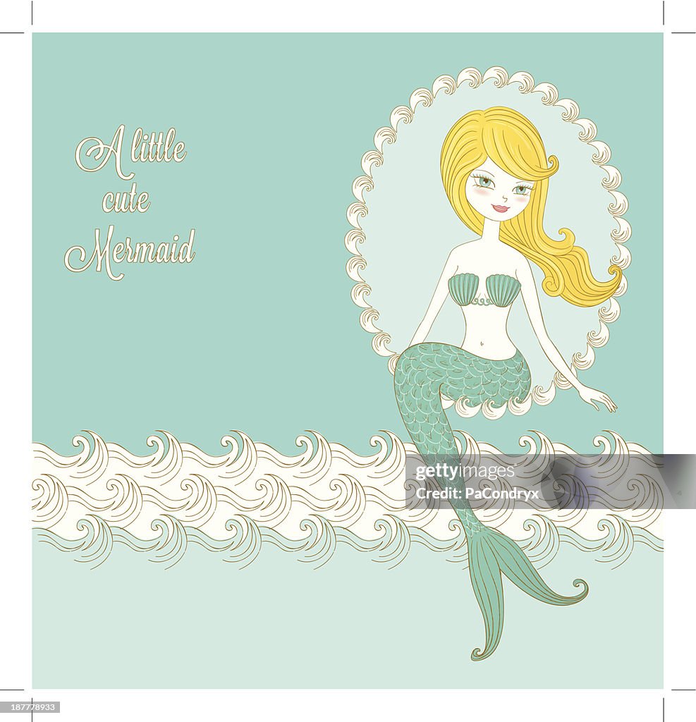 Retro Little Mermaid