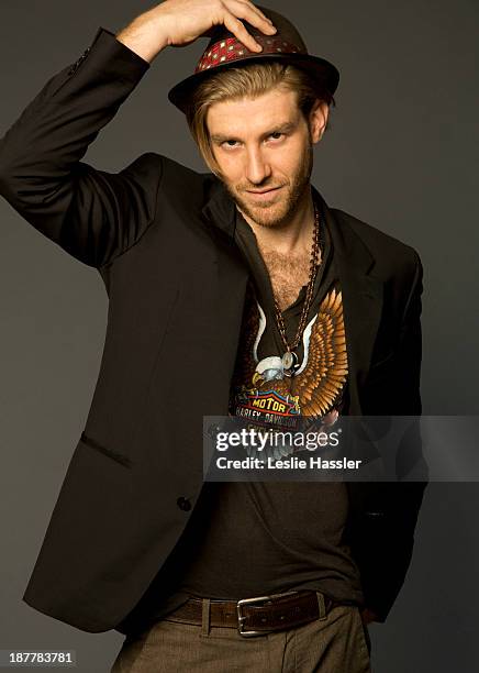 Actor Jon Foster is photographed for Self Assignment on April 20, 2013 in New York City.