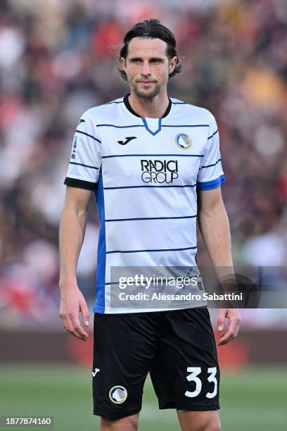 Hans Hateboer of Atalanta BC looks on during the Serie A TIM match between Bologna FC and Atalanta BC at Stadio Renato Dall'Ara on December 23, 2023...