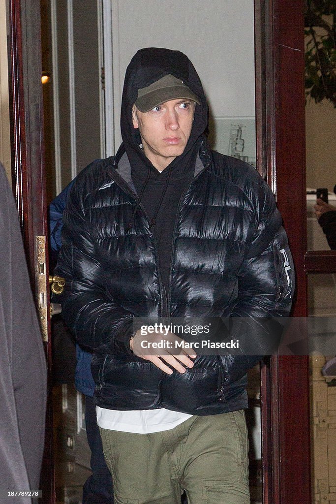 Eminem Sightings In Paris