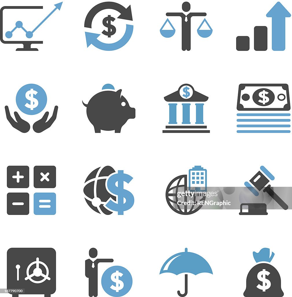 Business ＆ Finance Icon Set | Concise Series