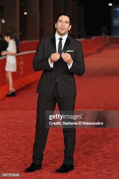 Director Eli Roth attends 'The Green Inferno' Premiere during The 8th Rome Film Festival on November 12, 2013 in Rome, Italy.