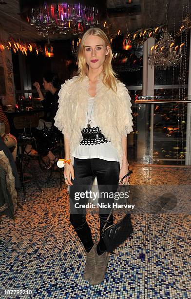 Mary Charteris attends the first anniversary party of Sushisamba on November 12, 2013 in London, England.