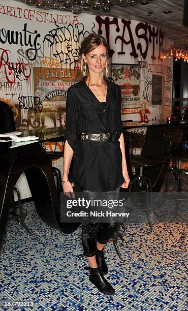 Jacquetta Wheeler attends the first anniversary party of Sushisamba on November 12, 2013 in London, England.