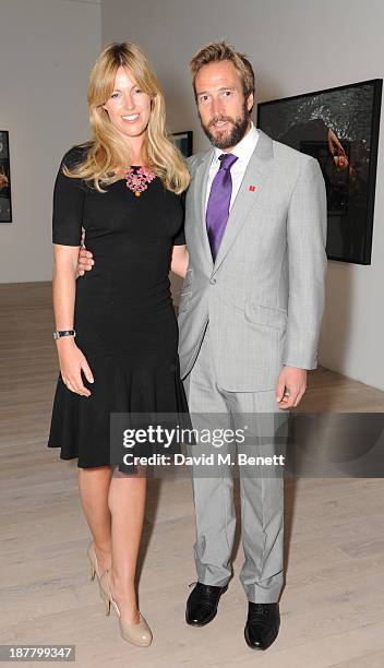 Marina and Ben Fogle attends a private dinner and auction celebrating the 25th anniversary of British GQ at The Phillips Gallery on November 12, 2013...