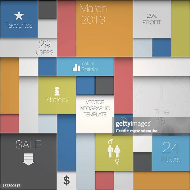 vector interface or infographic background - square infographic stock illustrations