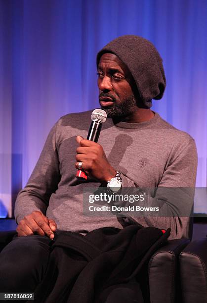 Idris Elba attends The Academy Of Motion Picture Arts And Sciences Hosts An Official Academy Members Screening Of Mandela: Long Walk To Freedom...