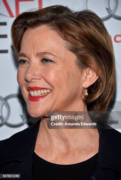 Actress Annette Bening arrives at the AFI FEST 2013 Presented By Audi - Spotlight On Annette Bening event at the Egyptian Theatre on November 12,...