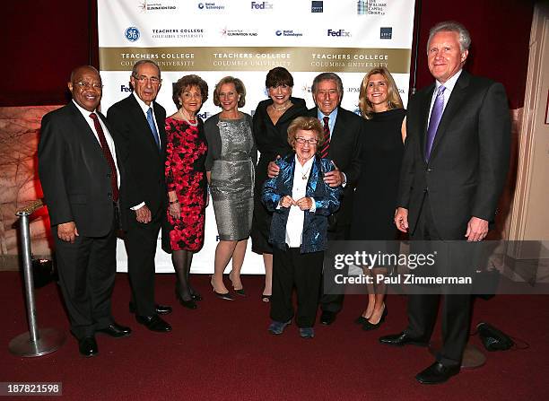 James P. Comer, Former Governor Mario Cuomo, Madeline Cuomo, Laurie M. Tisch, Susan Fuhrman, Doctor Ruth Westheimer, Tony Bennett, Susan Benedetto...