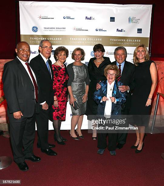 James P. Comer, Former Governor Mario Cuomo, Madeline Cuomo, Laurie M. Tisch, Susan Fuhrman, Doctor Ruth Westheimer, Tony Bennett and Susan Benedetto...