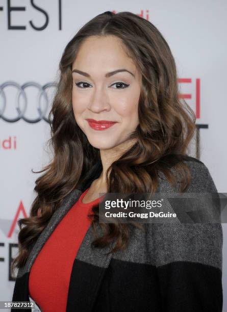 Singer Diana DeGarmo arrives at the AFI FEST 2013 for the "Lone Survivor" premiere at TCL Chinese Theatre on November 12, 2013 in Hollywood,...