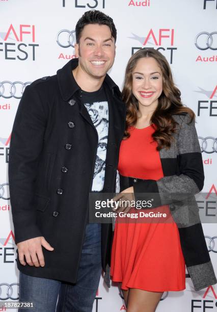 Singers Ace Young and Diana DeGarmo arrive at the AFI FEST 2013 for the "Lone Survivor" premiere at TCL Chinese Theatre on November 12, 2013 in...