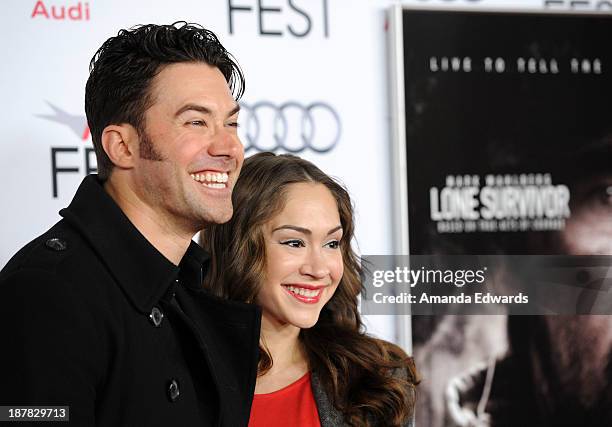 Singers Ace Young and Diana DeGarmo arrive at the AFI FEST 2013 Presented By Audi - "Lone Survivor" premiere at TCL Chinese Theatre on November 12,...