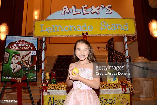 Caitlin Carmichael attends the screening of 'A Country Christmas' at Pacific Theatre at The Grove on November 12, 2013 in Los Angeles, California.