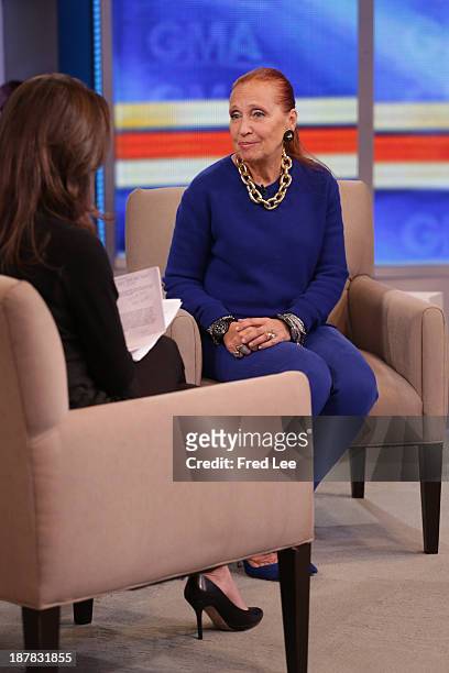 Author Danielle Steel is a guest on "Good Morning America," airing on the Disney General Entertainment Content via Getty Images Television Network....