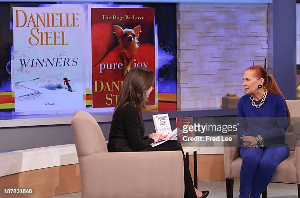 Author Danielle Steel is a guest on "Good Morning America," airing on the Disney General Entertainment Content via Getty Images Television Network....