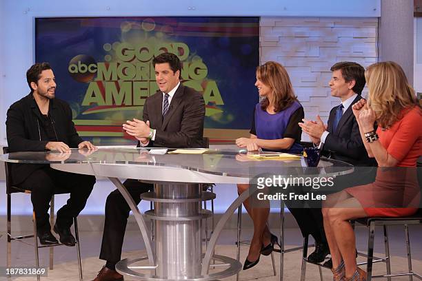 David Blaine is a guest on "Good Morning America," 11/12/13, airing on the Walt Disney Television via Getty Images Television Network. DAVID BLAINE,...
