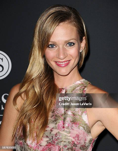 Actress A. J. Cook attends the 2013 Pink Party at Hangar 8 on October 19, 2013 in Santa Monica, California.