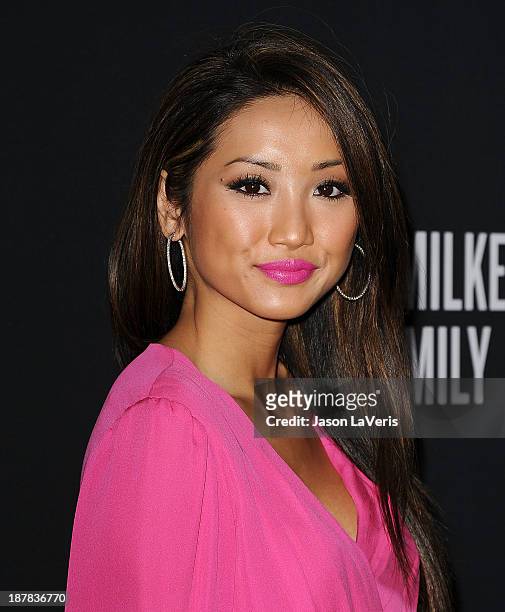Actress Brenda Song attends the 2013 Pink Party at Hangar 8 on October 19, 2013 in Santa Monica, California.