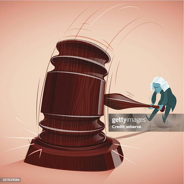 ilustraciones, imágenes clip art, dibujos animados e iconos de stock de juez de decisiones - juez del tribunal supremo