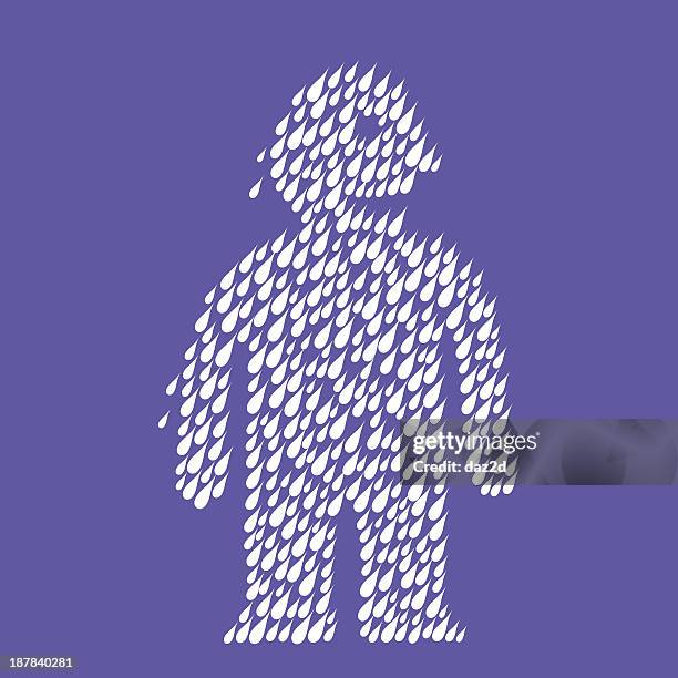 rain man - rain drop pattern vector stock illustrations