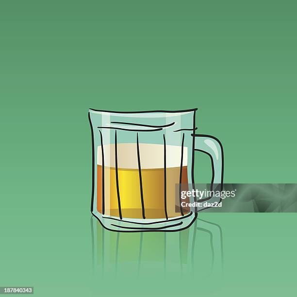 beer mug - toby jug stock illustrations