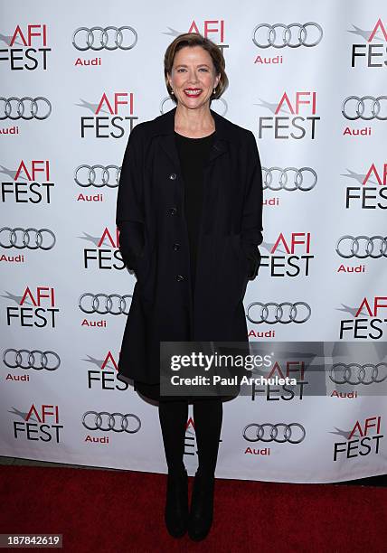 Actress Annette Bening attends the AFI FEST 2013 Spotlight event at the Egyptian Theatre on November 12, 2013 in Hollywood, California.