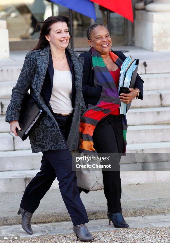 'Conseil Des Ministres' At Elysee Palace