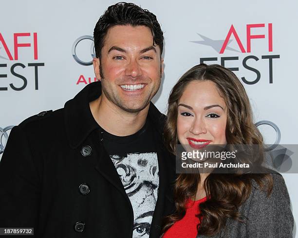Singers / Actors Ace Young and Diana DeGarmo attend the screening of "Lone Survivor" at AFI FEST 2013 at the TCL Chinese Theatre on November 12, 2013...