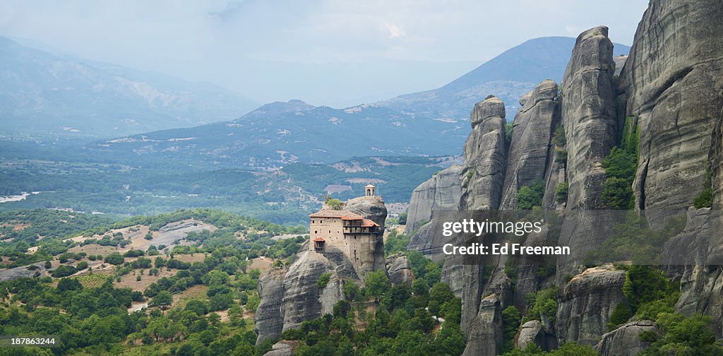 Monastery in the Meteora, Greece