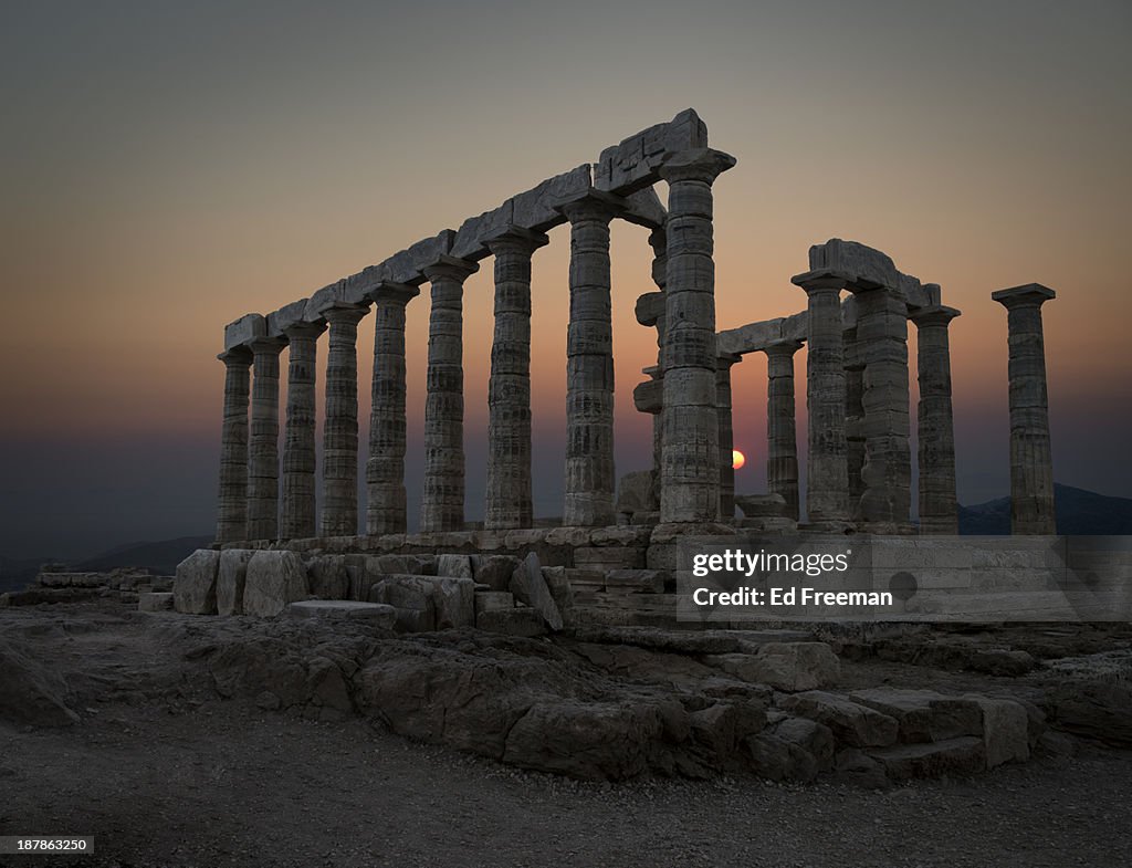 Temple of Poseidon, Sounion, Greece