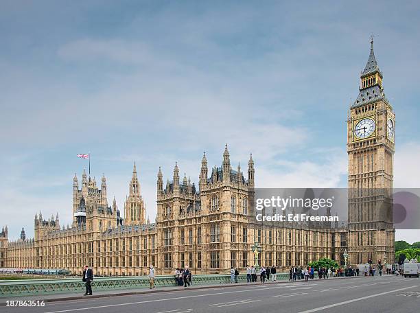 palace of westminster, "big ben" - britisches parlament stock-fotos und bilder