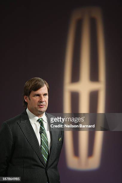Executive VP of Ford Global, Marketing, Sales,and Service and Lincoln, Jim Farley at reveal event for all-new 2015 Lincoln MKC on November 13, 2013...