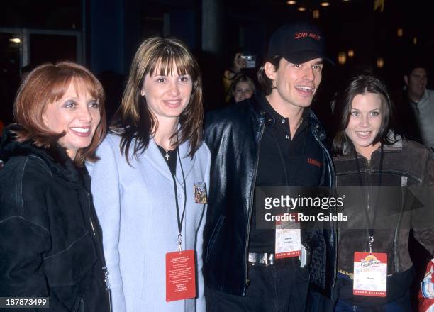 Actor Antonio Sabato, Jr., mother Yvonne Sabato, sister Simmone Sabato and girlfriend Kristin Rossetti attend Disney's California Adventure Park...