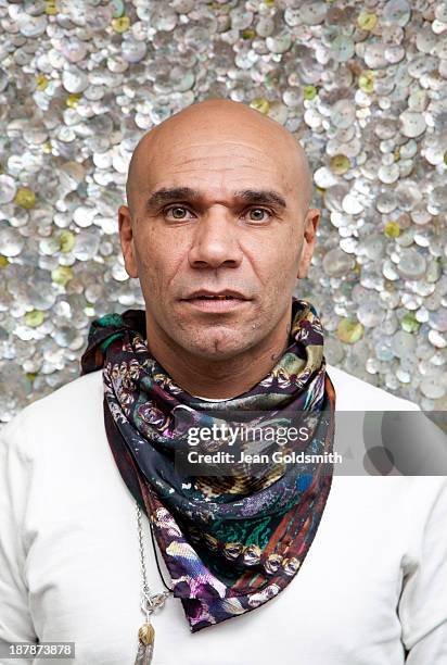 Musician,dj,visual artist and actor Goldie is photographed for the Financial Times on October 10, 2013 in London, England.