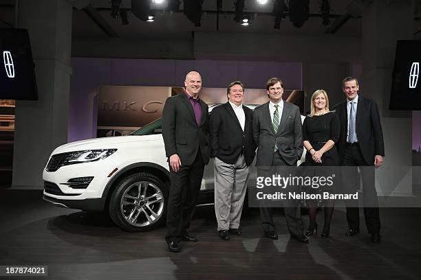 Director of Lincoln Product Developement Scott Tobin, Design Director for Ford Motor Company of North America Moray Callum, Executive VP of Global...