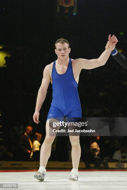 Cael Sanderson during the Titan Games at the Events Center at San Jose State on Febraury 15, 2003 in San Jose, California.