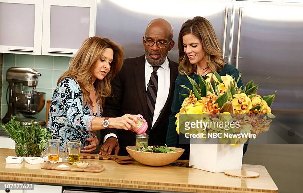Ingrid Hoffman, Al Roker and Natalie Morales appear on NBC News' "Today" show --