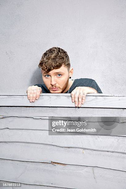 Singer James Arthur is photographed for the Independent on September 10, 2013 in London, England.
